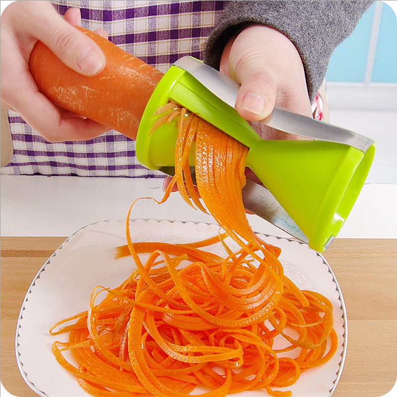 ȸ  ȣ    ̼    ϰ ä ̼ м/Fruit and Vegetable Slicer Shred for Rotation Graters Pumpkin Carrot Potato Spiral Slicer Salad Too